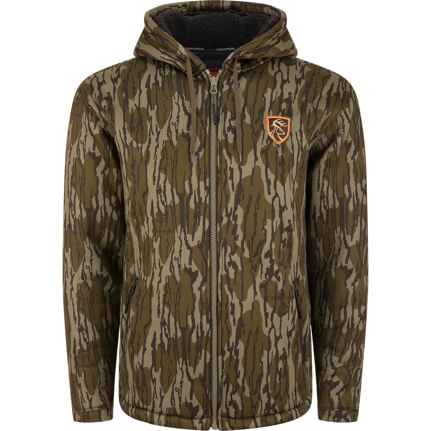Drake Non-Typical Silencer Full Zip Original Bottomland Hoodie