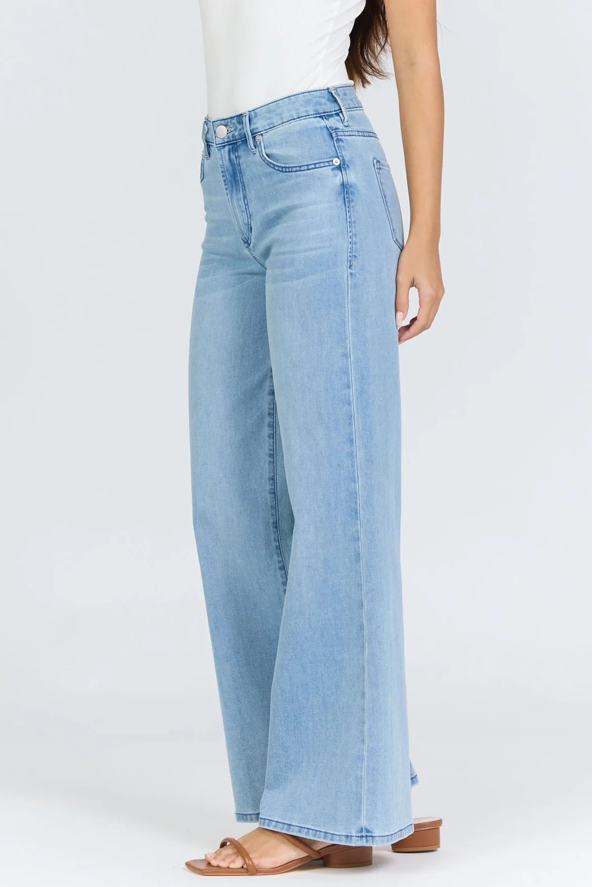 Dear John Fiona Wide Leg Jeans in Eclipse
