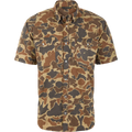 Drake men's Cinco Ranch western acid washed shirt, shown in one of two available colors