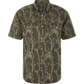 Drake men's Cinco Ranch western acid washed shirt, shown in one of two available colors