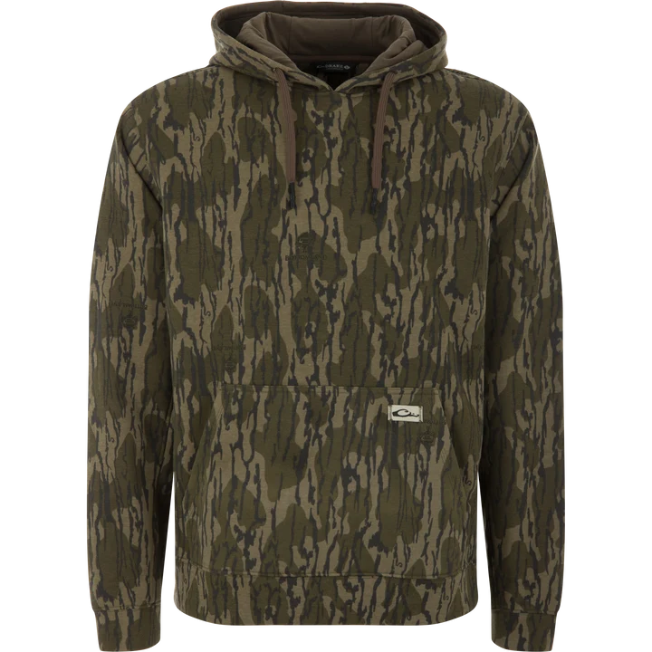 Drake Kalamata Olive Three End Hoodie