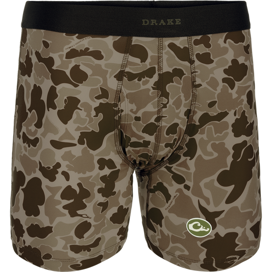 Commando Boxer Briefs by Drake- Old School Timber