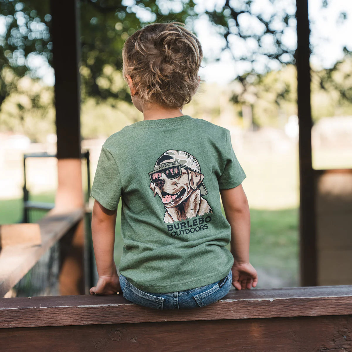Burlebo Kids Mallard Camo Dog T-Shirt - 2 Colors