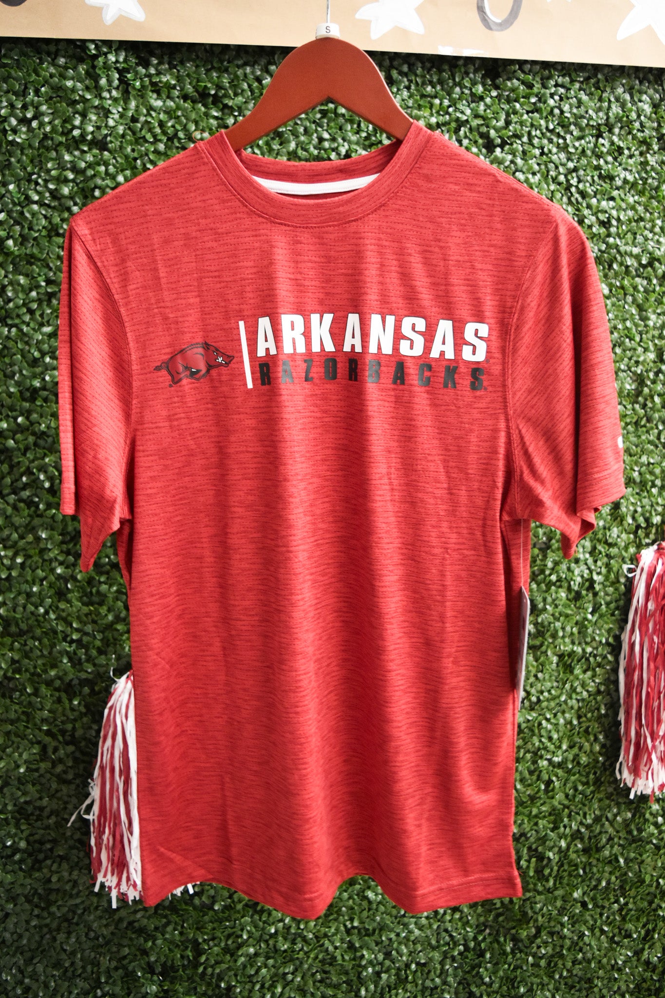 Men's Red Arkansas Razorback Tee