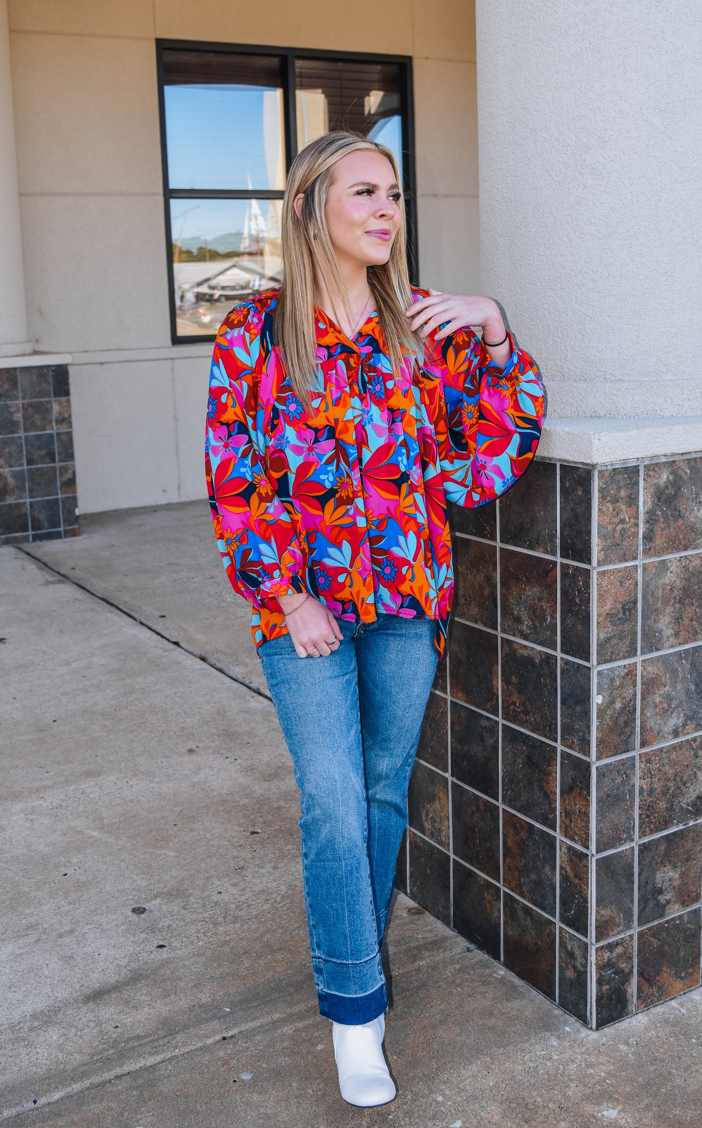 Let It Bloom Morgan Floral Blouse