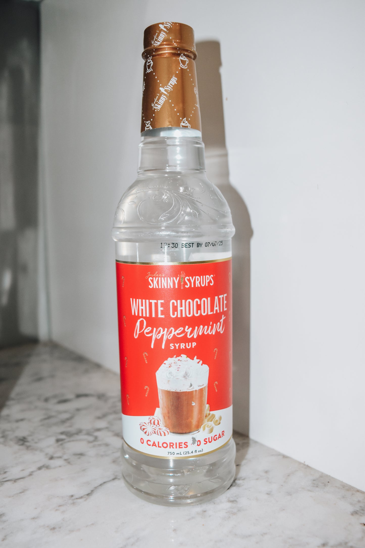 Sugar Free White Chocolate Peppermint Syrup by Skinny Syrup