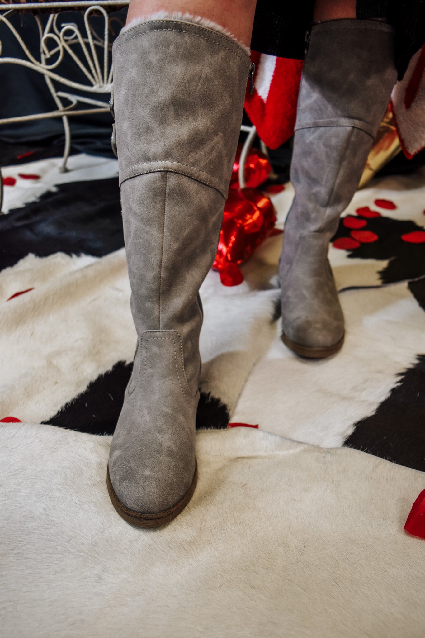 Smoke Grey Knee High Boots By Blowfish – Dales Clothing Inc