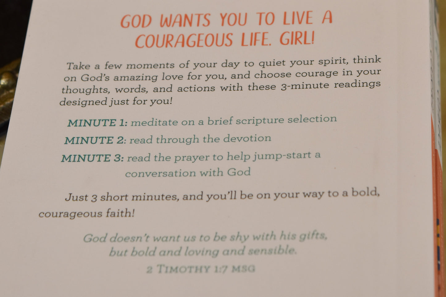 Choose Courage Teens Devotional Book