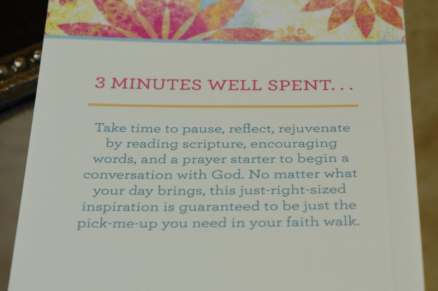 3 Minute Devotions For Women Book