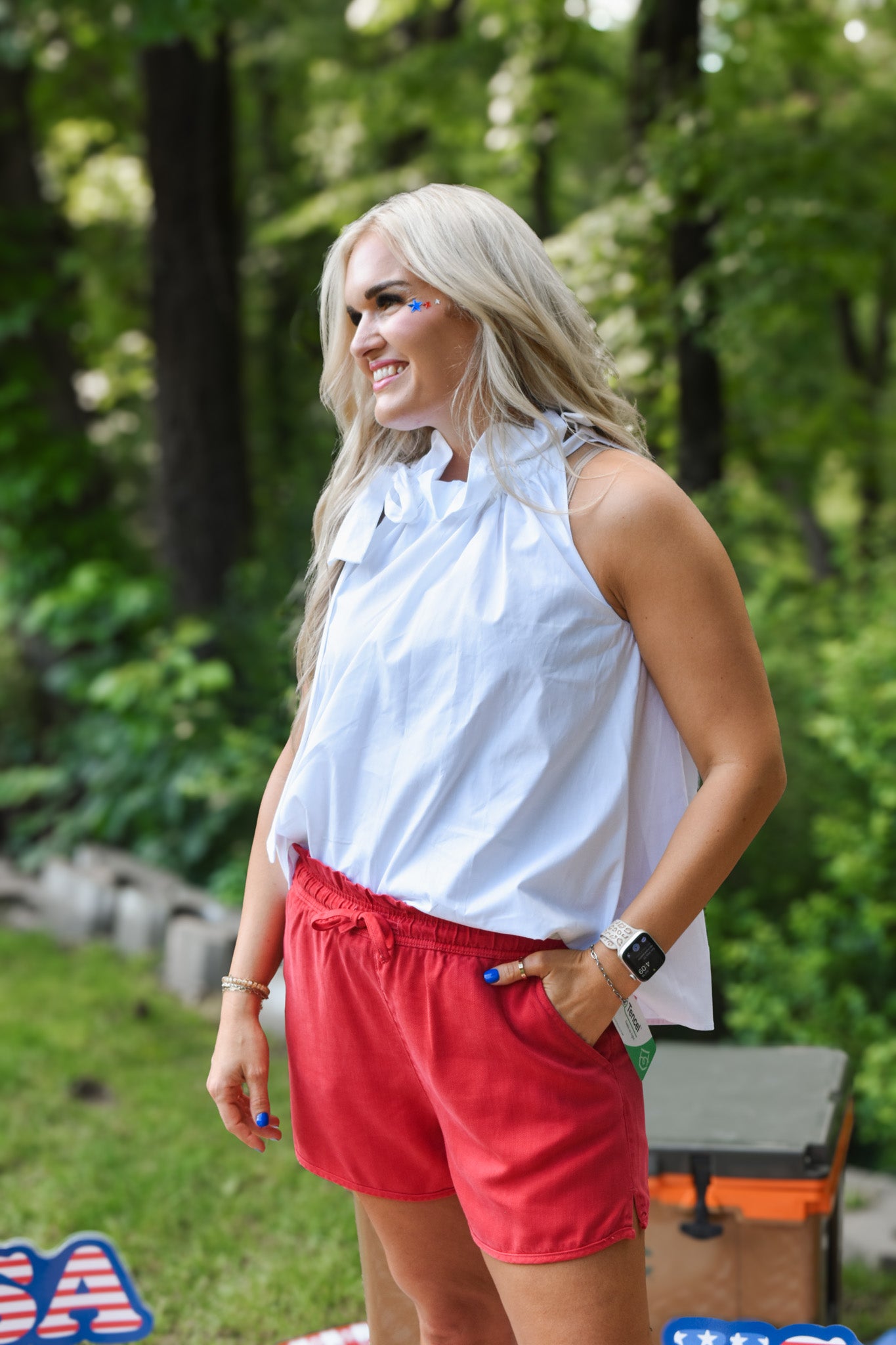 Vacay Countdown Bridget Ruffle Tank