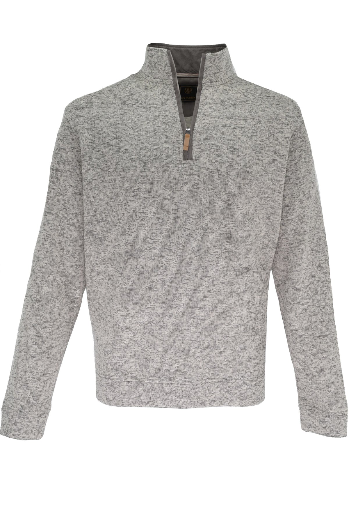 F/X Fusion Silver Speckled Quarter Zip Pullover