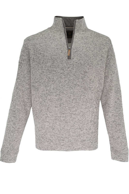 F/X Fusion Silver Speckled Quarter Zip Pullover