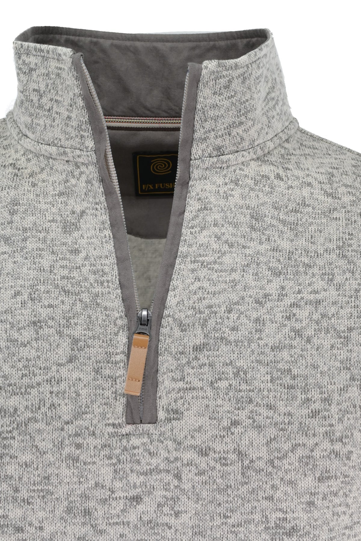 F/X Fusion Silver Speckled Quarter Zip Pullover