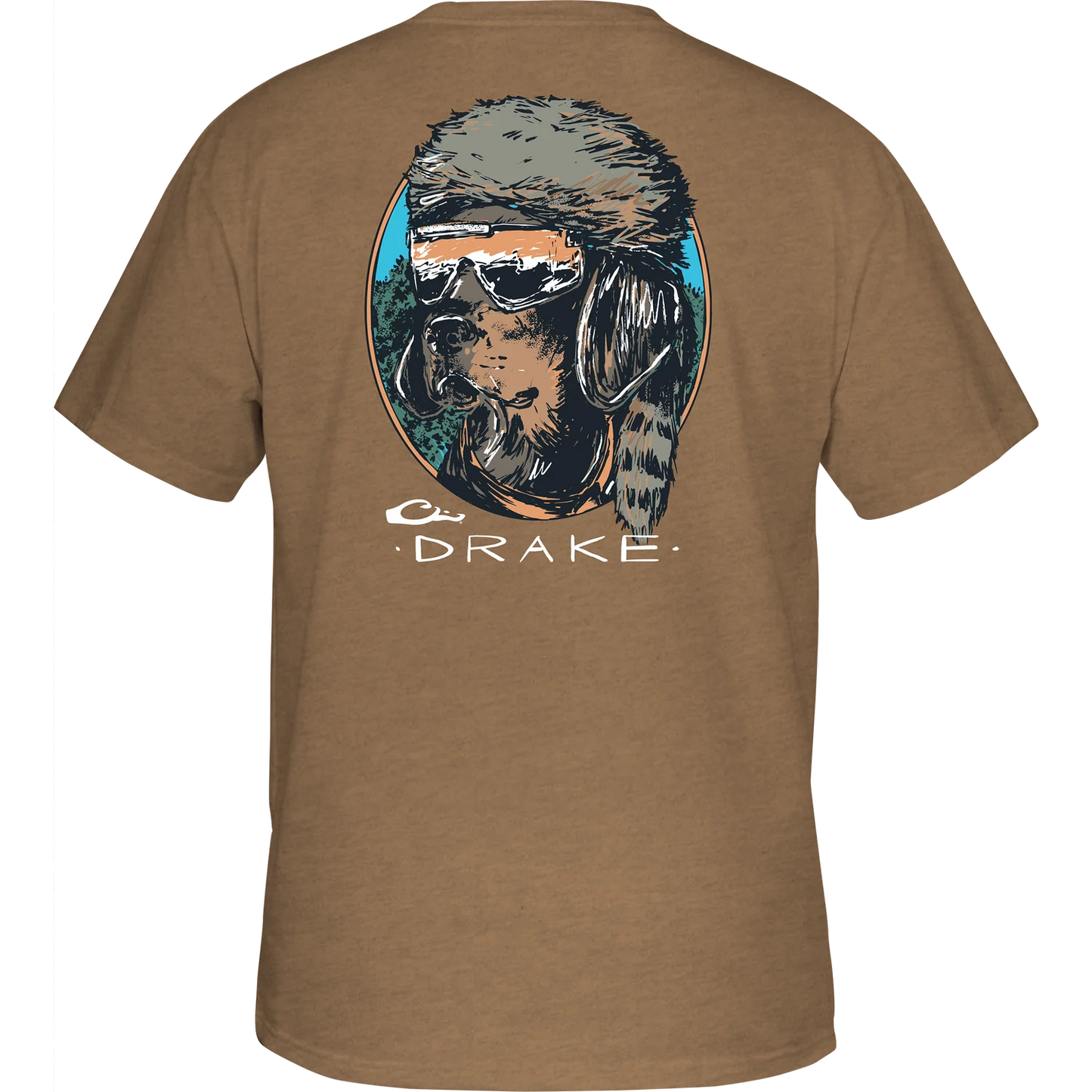 Drake Youth Golden Pecan Pop Art Coonskin Cap T-Shirt