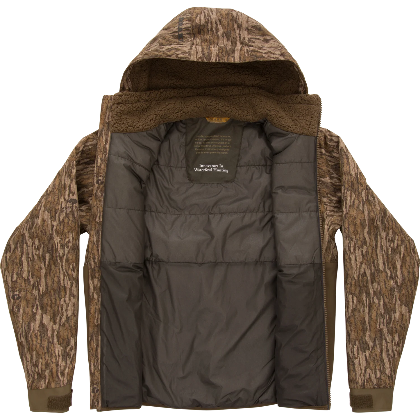 Drake Bottomland LST BMF Eqwader Full Zip With Primaloft Jacket