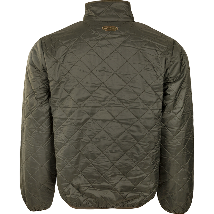 Drake Delta Fleece-Lined Quilted Jacket- Olive