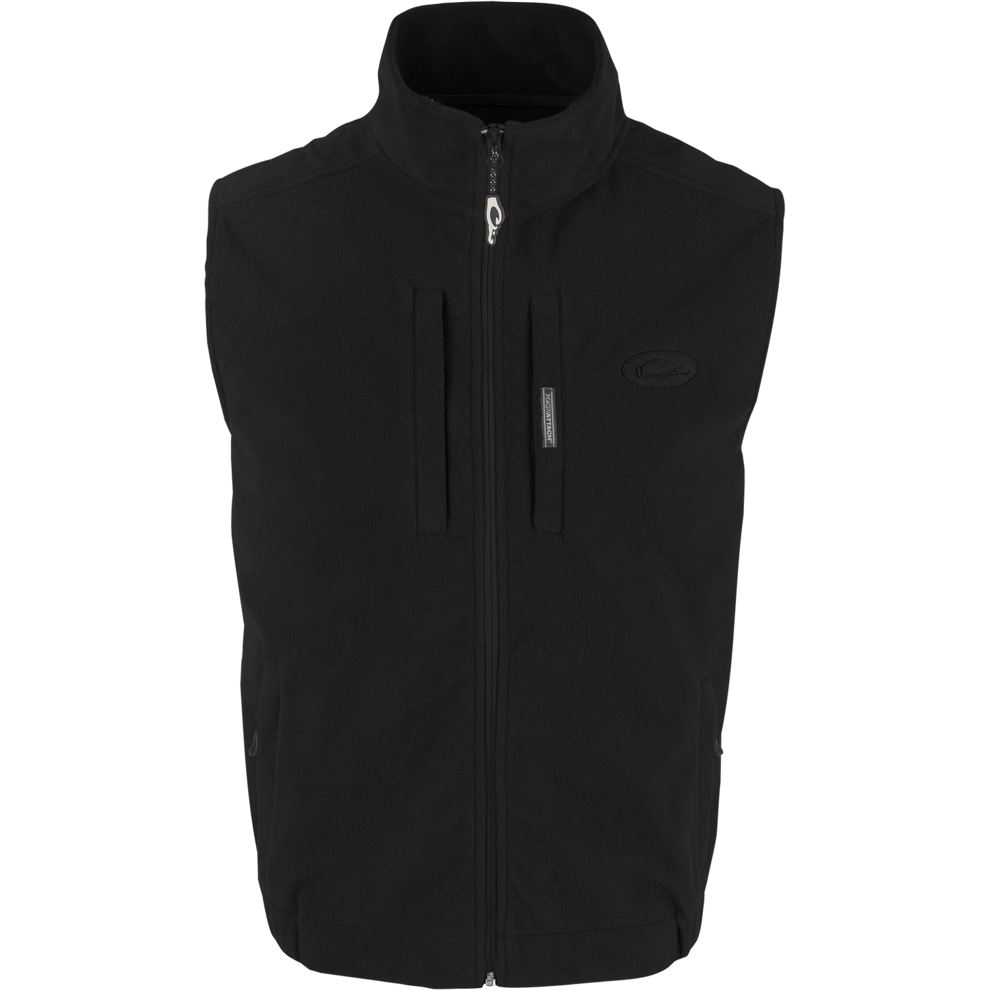Drake Men's MST Solid Black Windproof Layering Vest