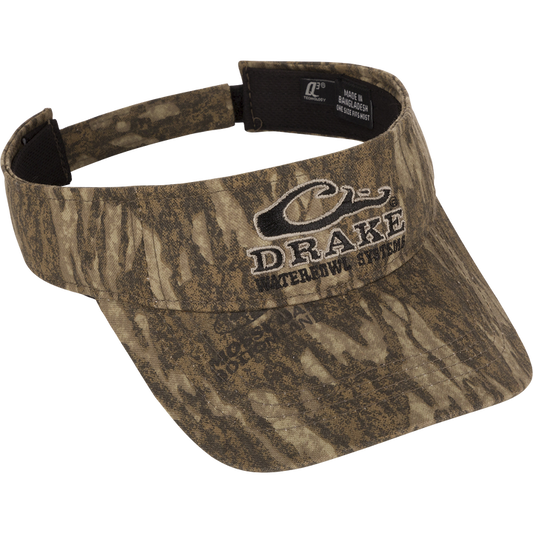 Drake Logo Visor- Bottomland