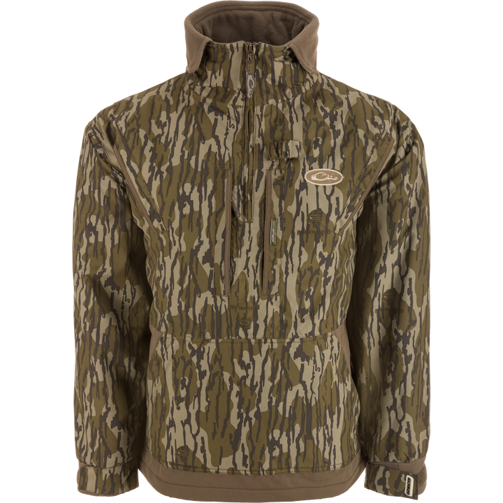 Drake Men's MST Waterproof Fleece-Lined Quarter Zip Jacket