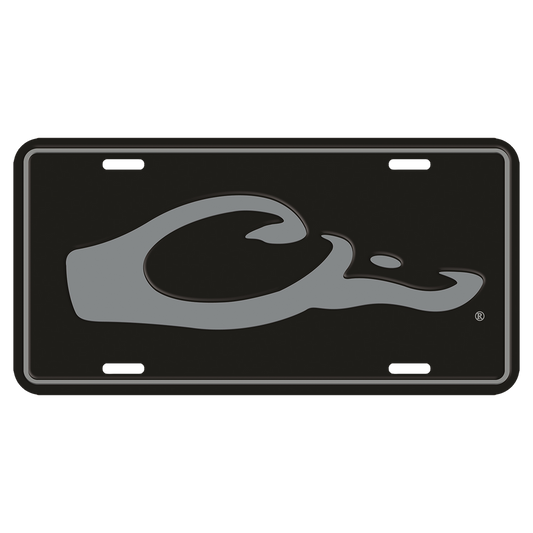 Drake Logo License Plate- Black