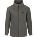 Drake Youth Castlerock Grey Camp Fleece Full Zip