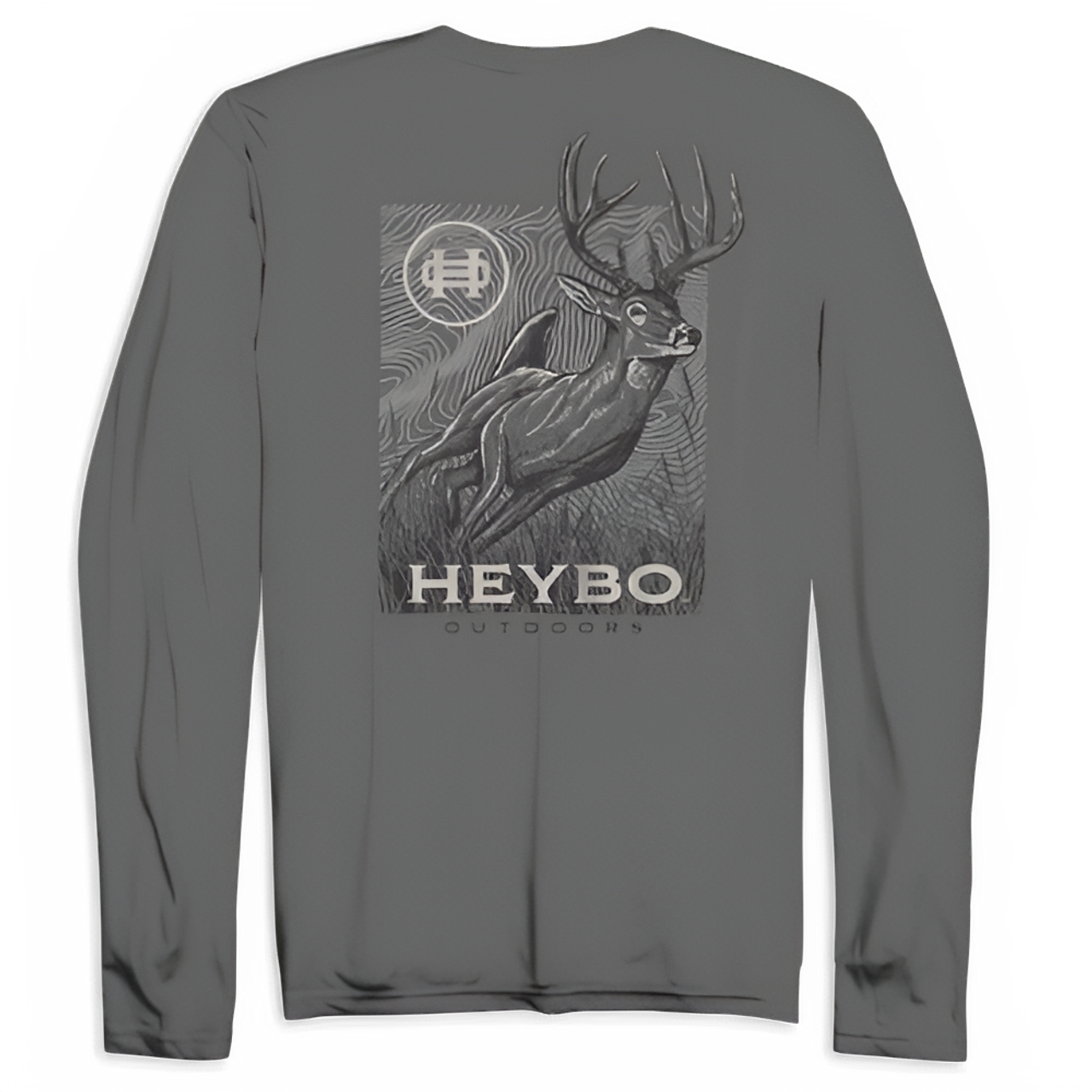 Heybo Deer Drive Gargoyle Long Sleeve Tee