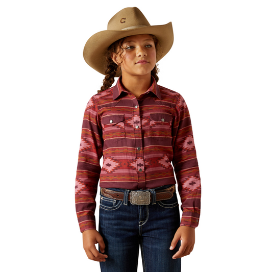 Ariat Girl's Rosa Jewel Long Sleeve Shirt