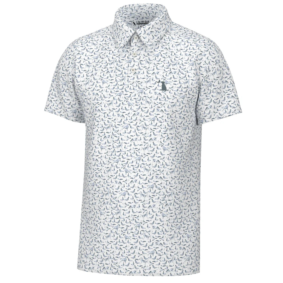 Local Boy Dirty Myrtle White Polo