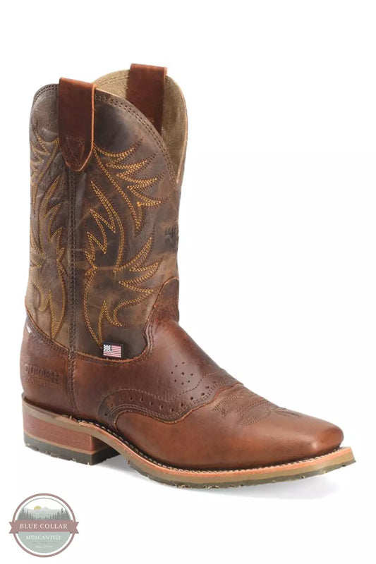 Feller 11" in Distressed Brown Bison by Double H Boots
