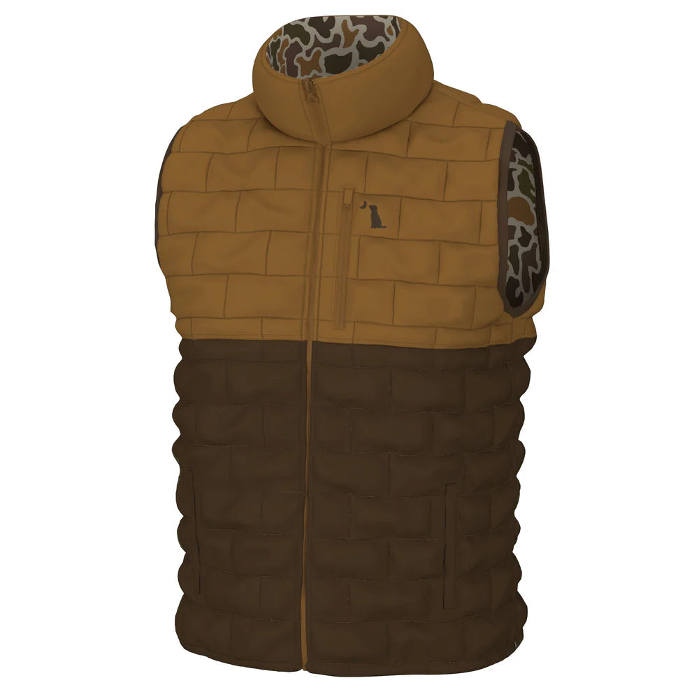 Local Boy Duck Down Reversible Vest -2 Colors