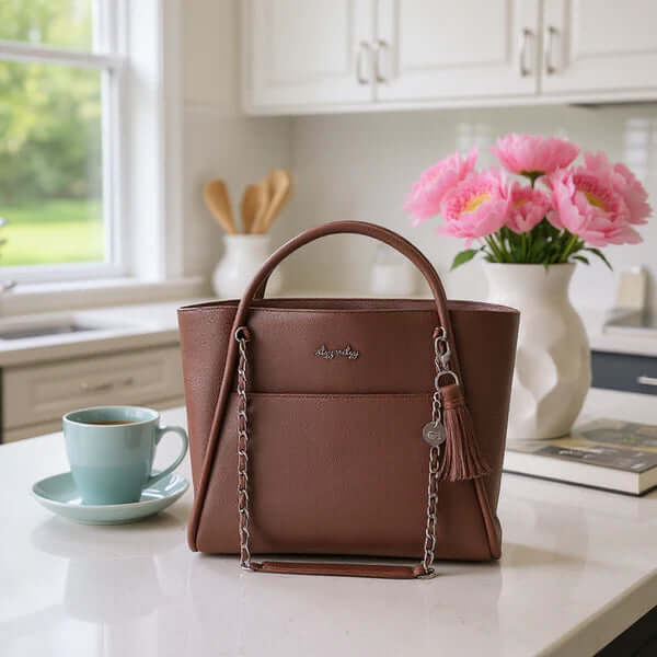 Itzy Ritzy Espresso Boss Tote Diaper Bag