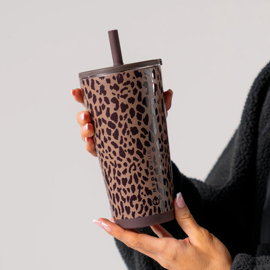 Brown Leopard Everyday Tumbler 20oz