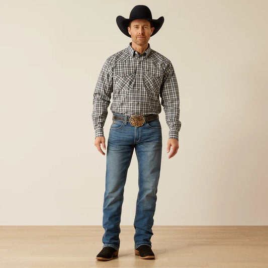 Ariat Men's Black Pro Wharton Snap Long Sleeve Shirt