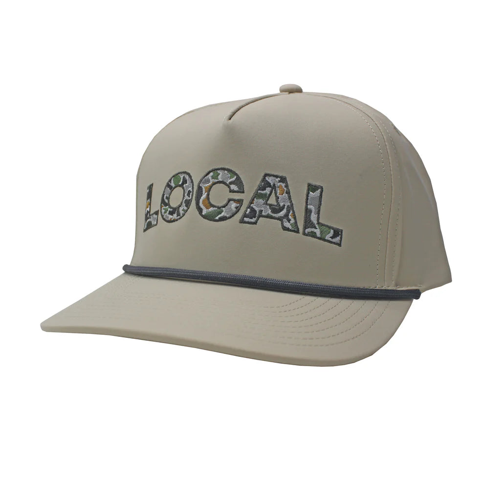 Local Girl Light Khaki Local Camo Rope Hat