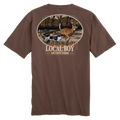 Local Boy Deer Drive short sleeve tee in espresso