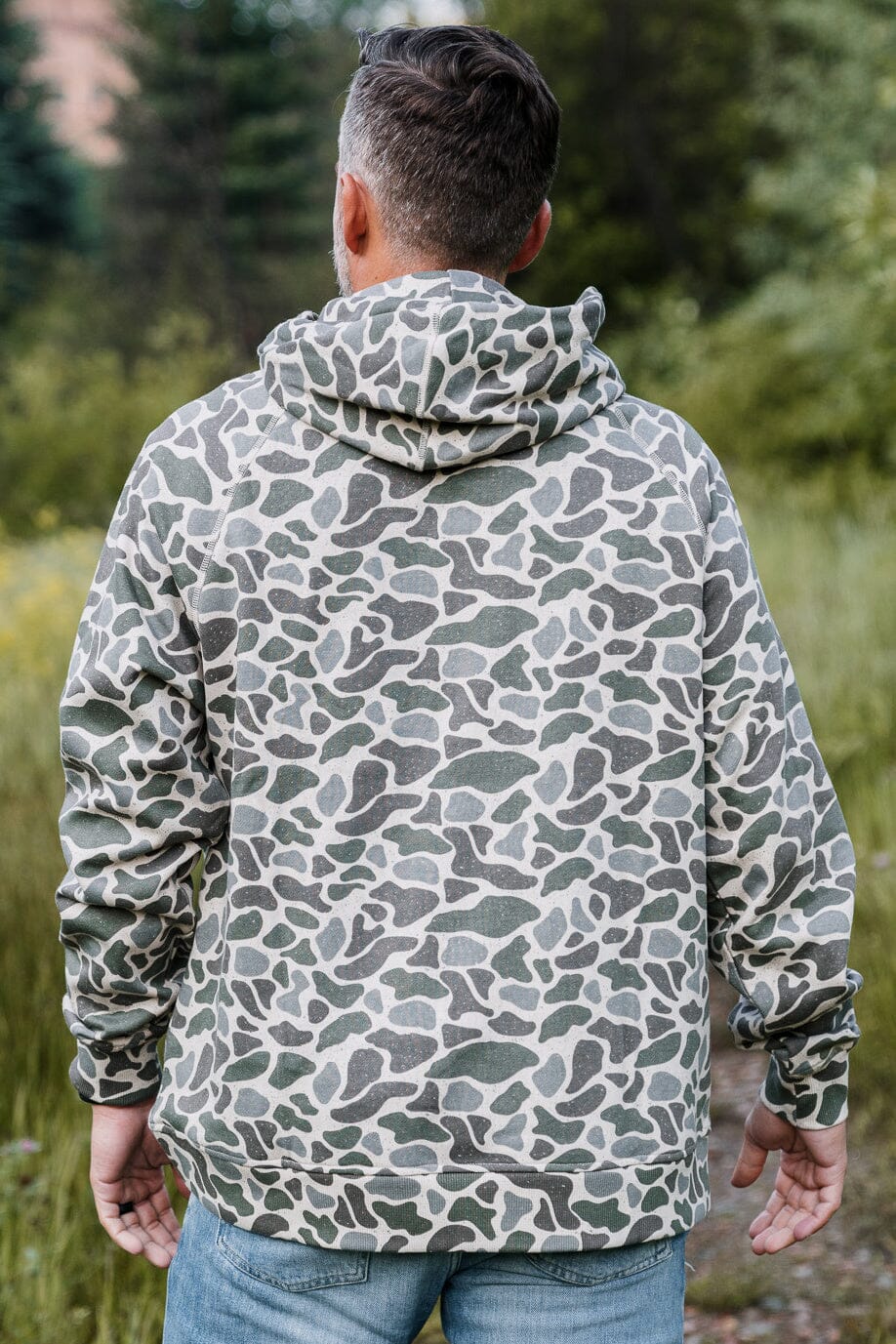 Fleece Hoodie - Deer Camo