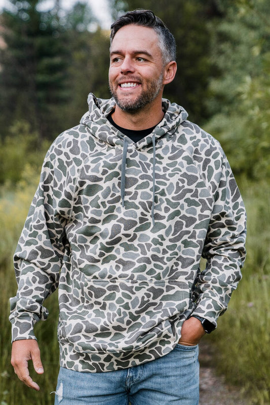 Fleece Hoodie - Deer Camo