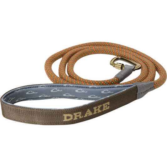 Drake Team Gun Dog Mud Brown Rope Leash
