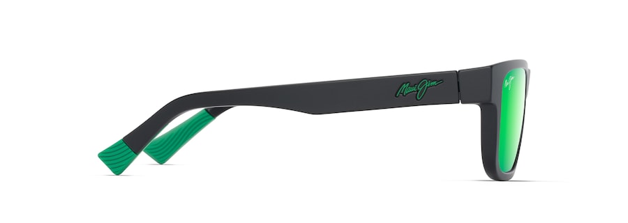 Maui Jim Keola Sunglass- Matte Black MAUIGreen