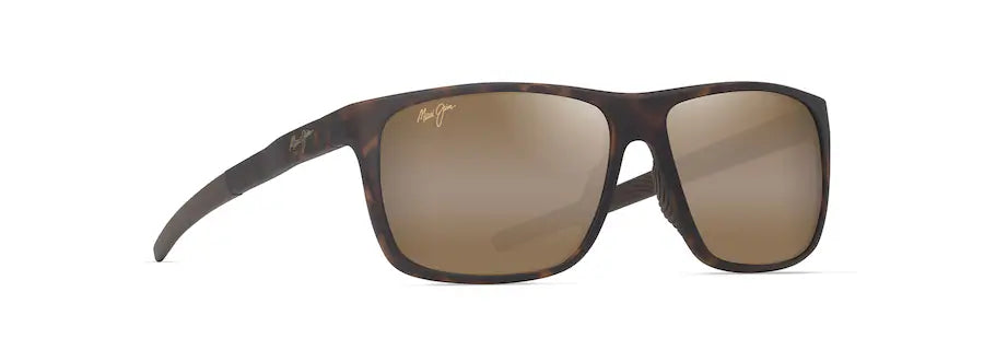 Lehopulu Polarized Matte Dark Havana Maui Jim Sunglasses