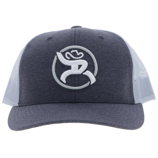 Hooey Men's Charcoal & White Strap Roughy Hat