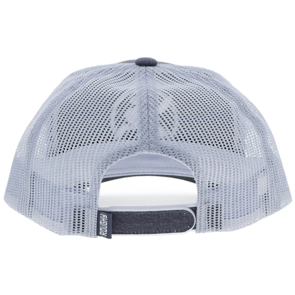 Hooey Men's Charcoal & White Strap Roughy Hat