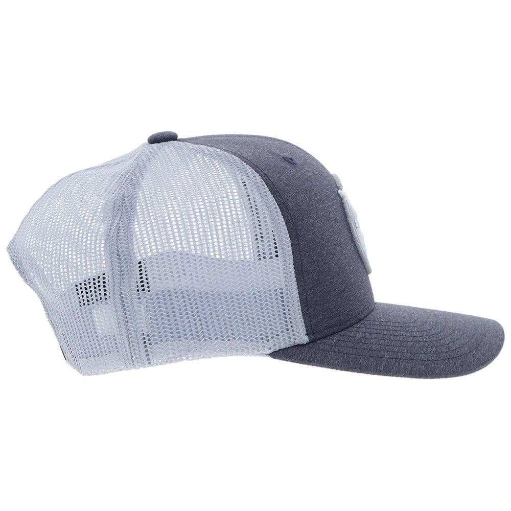 Hooey Men's Charcoal & White Strap Roughy Hat