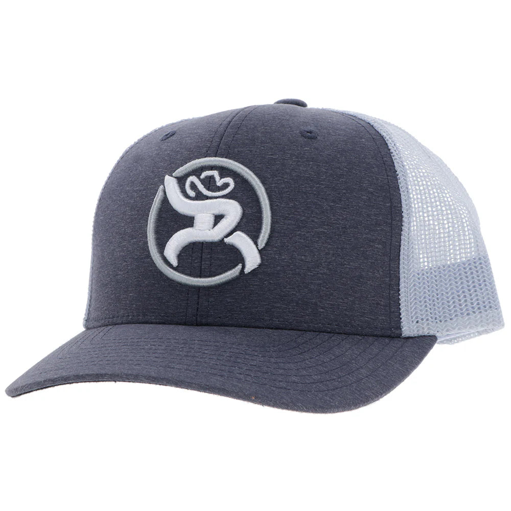 Hooey Men's Charcoal & White Strap Roughy Hat