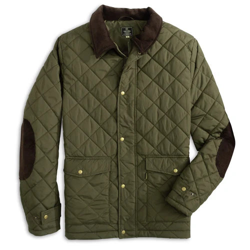 Evans Olive Quilted Jacket: Olive