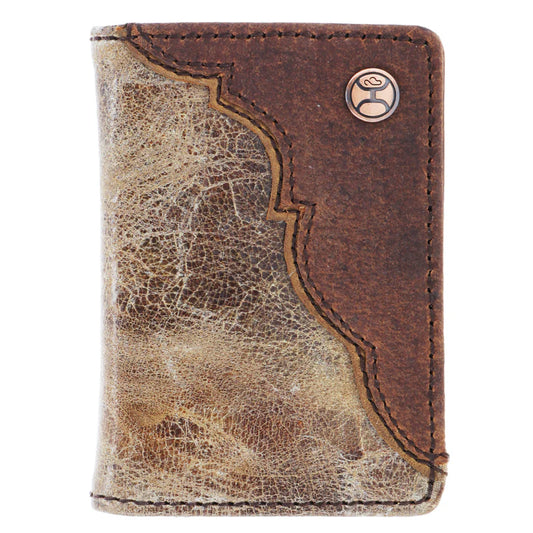 Hooey Chisholm Tricolor Western Corner Bifold Money Clip