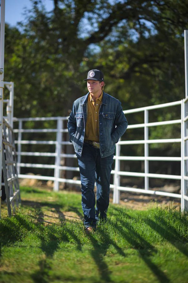 Hooey Men's Bridger Denim Button Up Jacket