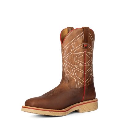 Horse Power Men's Distressed Bison Leather Boots