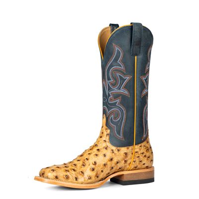 Horse Power Men's Saddle Ranch Ostrich Leather Boot