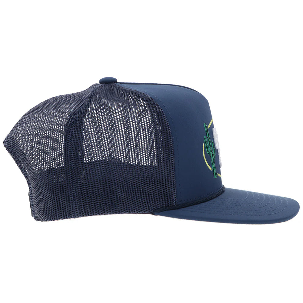 Hooey Men's Cactus Navy & White Rope Hat